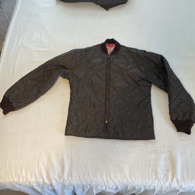 Thermal Twins By Samco Brown Jacket Pants Set Size Small Vintage  