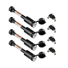 4pcs 58 Trailer Hitch Locking Pin For Class Iii Iv 2 2.5 Receiver Black