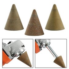 3 Pieces Grinder Stone Cutting Machine Cone for Angle Grinder Grinding Wheel