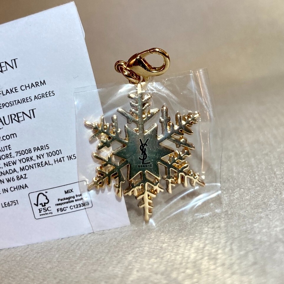 Yves Saint Laurent YSL Gold Snowflake Charm Beauty Fragrance