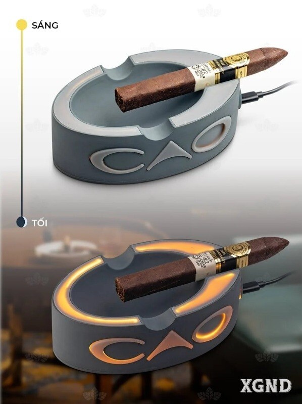 CAO Cigars Ashtray, with LED Illumination