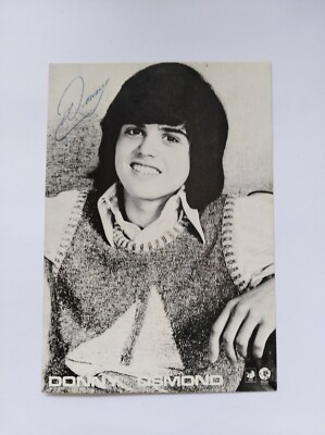 Donny Osmond, alte Autogrammkarte, MGM/Kolob.