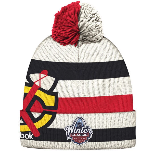 Reebok 2017 Winter Classic Pom Knit Hat