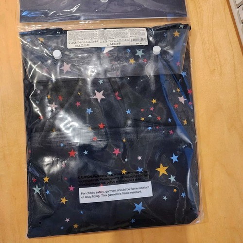 GAP Kids Boys Girls Sz 12 Navy Stars Long Sleeve+ Pants Pajama Set Loose Fit NEW - Picture 5 of 5