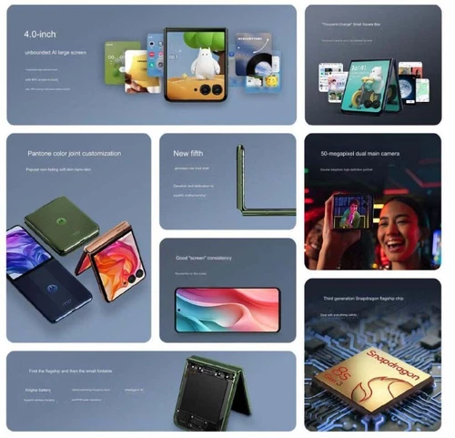 Motorola Razr 50 Ultra 5G (2024) 12/512GB PHYSICAL DUALSIM GLOBAL VERSION FedEx - Picture 4 of 8