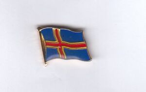 Aland Islands Flag Pin Flag Pin Aland Islands Landskapet Aland Finland Ebay