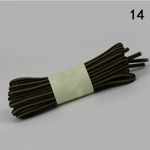18 Colors Striped Double Color Round Shoe laces Sneakers Sport Boots Shoelace ❀ - Picture 16 of 40