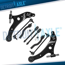 Front Lower Control Arms Sway Bar Links Tie Rod Ends for 2007-2011 Toyota Camry