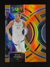 2024 Panini Select WNBA - Premier Level #179 Kiah Stokes Orange Prizm /125 Aces