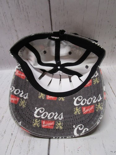 Coors Banquet All Over Print Logo Adjustable Hat Cap - H3 Pre-Production - NEW - Picture 5 of 5