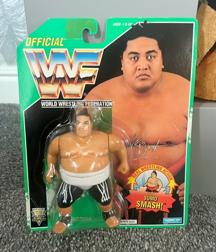 WWF Hasbro Yokozuna Green Series 11 MOC Wrestling ...