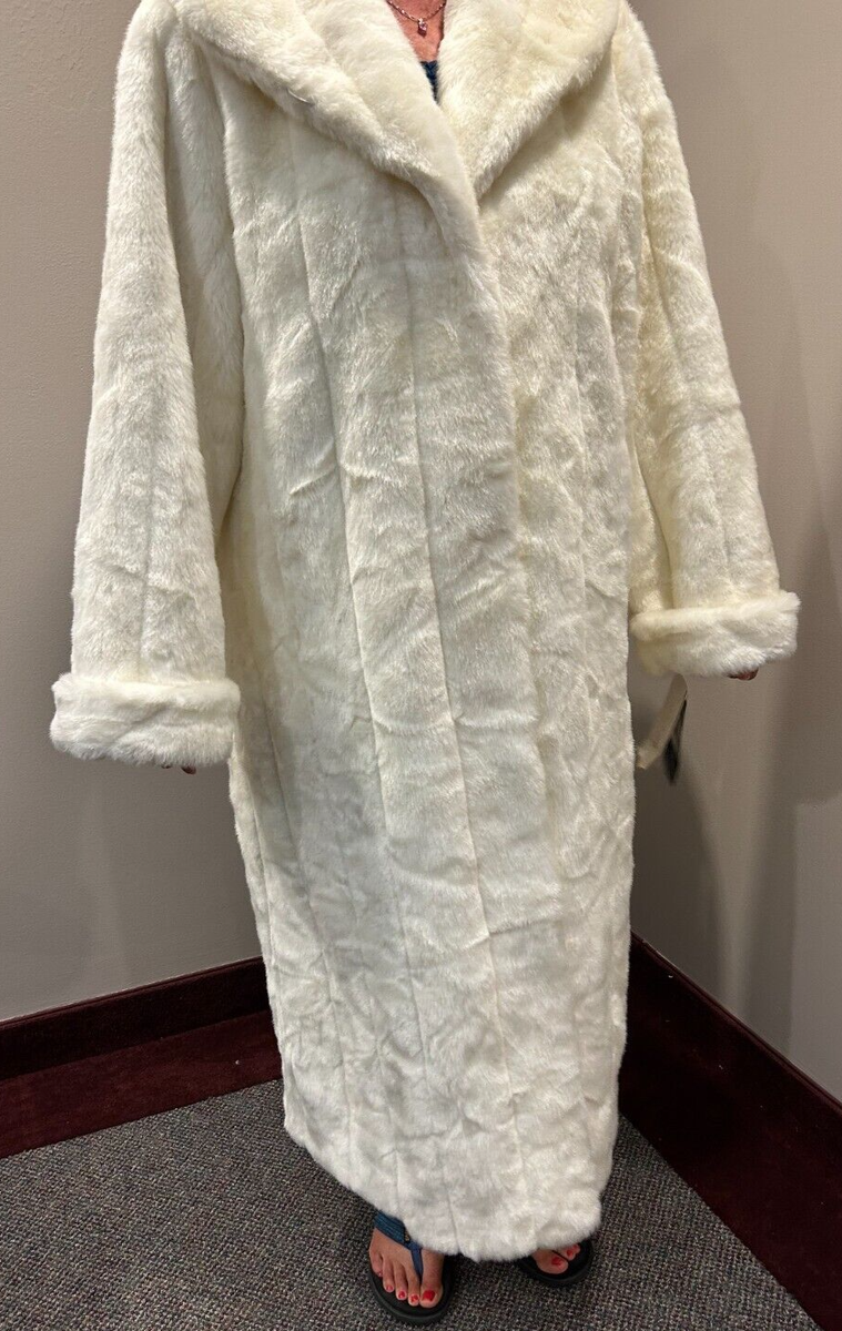 極美品】 H BRAND LOUIS FAUX FUR COAT-TAN