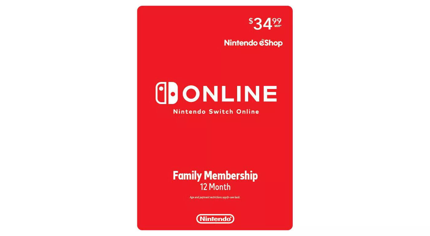 Month Nintendo Switch Online Family Membership Digital eshop Card $34.99 | eBay