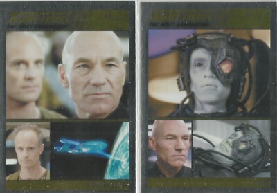 Komplettes Star Trek Next Generation TNG Serie 2: 90 Karten Foil Parallel Base Set