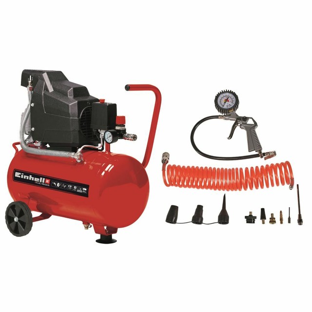 Einhell Aria Compressa Compressore Tc-Ac 190/24/8 Kit 1 500 Watt Einhell Aria Compressa Compressore Tc-Ac 190/24/8 Kit 1 500 Watt