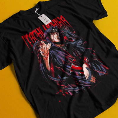 Itachi Uchiha T-Shirt Naruto Tshirt Jiraya Shirt Madara Kakashi Hinata Anime Tee