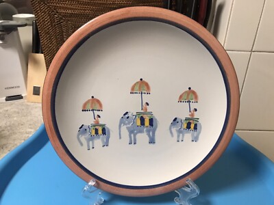 Christopher Vine Temuka Hand Painted Collectable Plate Made In