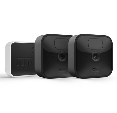 2-Kamera System mit Sync Modul Blink Outdoor mit zwei Jahren Akkulaufzeit|Kabellos