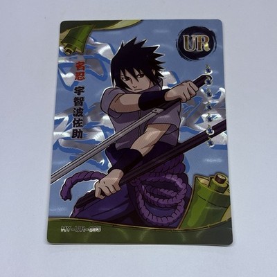 Sasuke Uchiha | Naruto Trading Card UR 005 Holo Foil 1mm Thick Anime Art Tc12