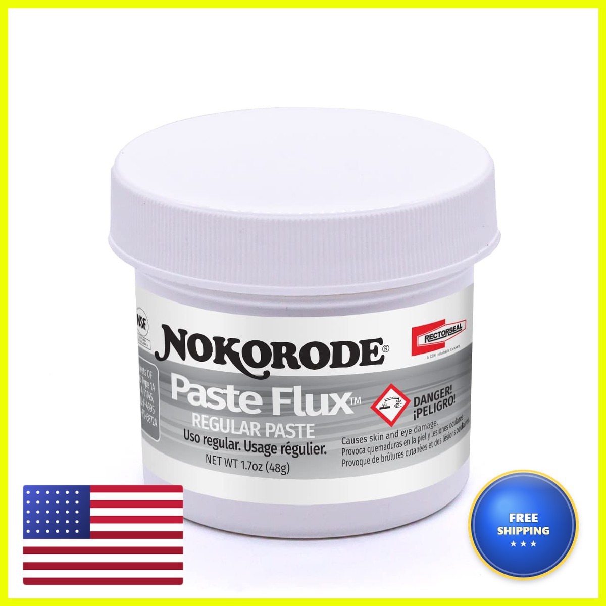 RectorSeal Nokorode 14000 Paste Flux Plumbing 1.7 oz