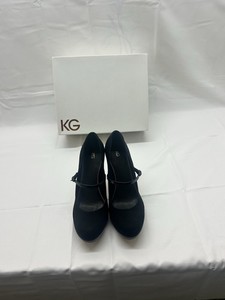 KG Escarpins daim noir EU 40 plateforme bride boucle talon aiguille haut