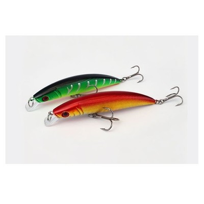 5er Pack 88mm 8g Short Lip Minnow Lures Slow Sinking with Streamlined Body