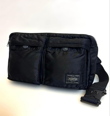 #ad Yoshida Excellent Condition PORTER Tanker Shoulder Bag Waist Black Made in Japan $149.99
