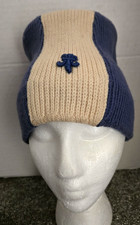 Stadium Hat 100 Wool Beanie Fleur-de-lis Austria Ski Blue Beige New Orleans