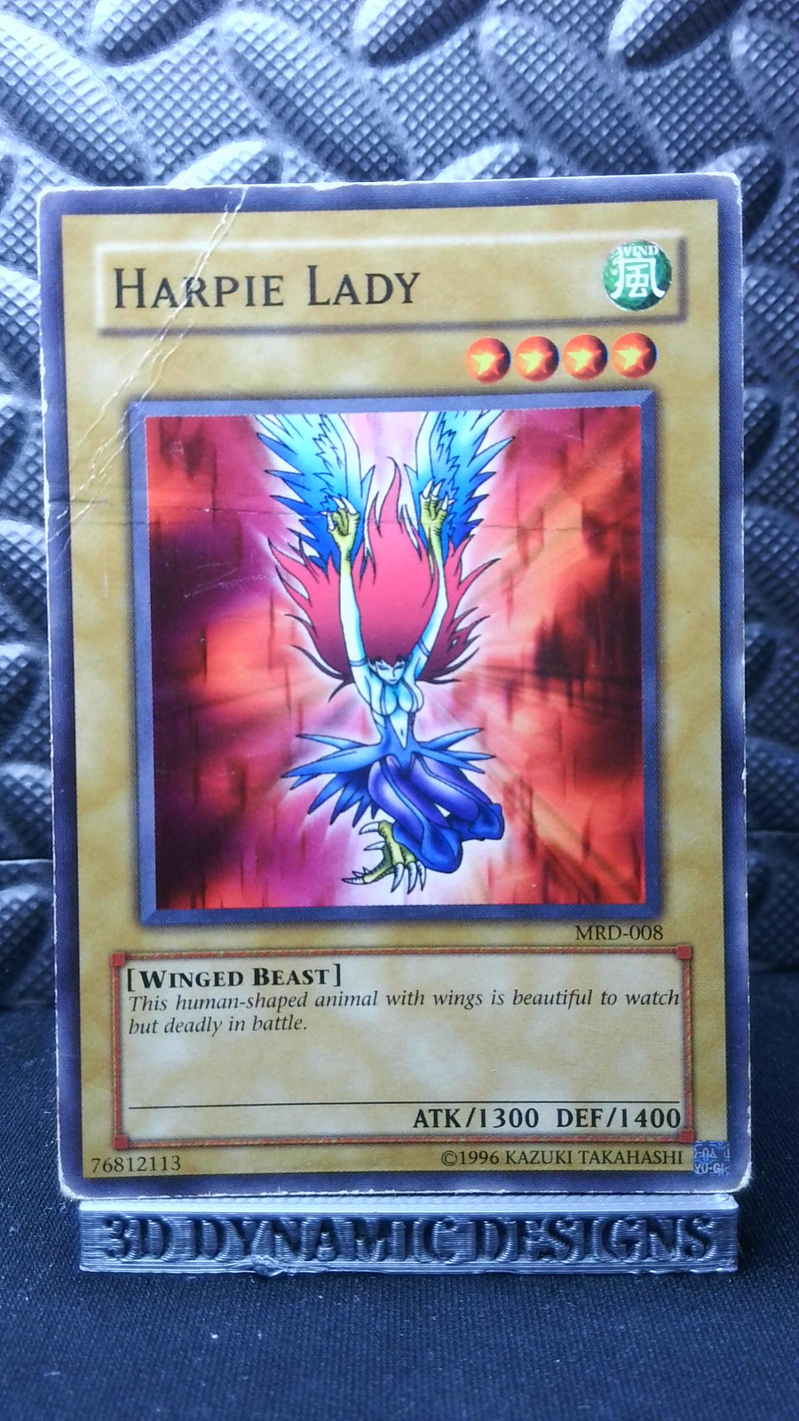 Harpie Lady MRD-008 YuGiOh Metal Raiders trading card — raw and PSA graded price guide