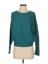 Carmen Carmen Marc Valvo Women Green Pullover Sweater S