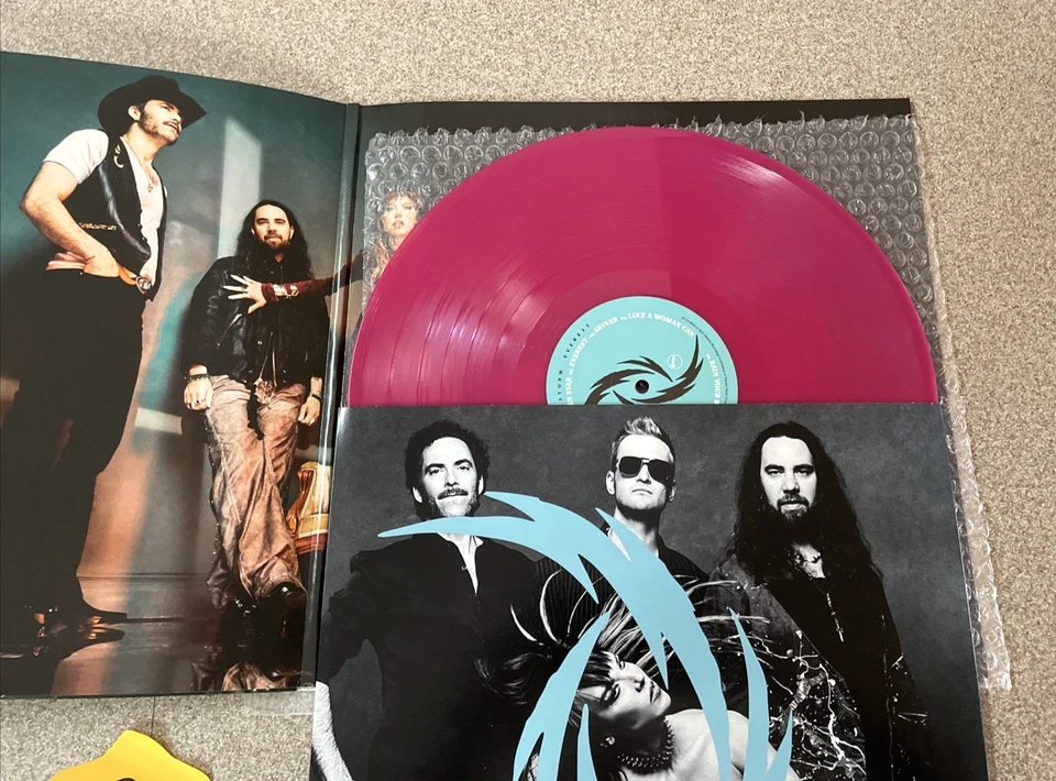 ✅🔥Halestorm Everest - Opaque Hot Pink Vinyl w/*SIGNED COVER BY BAND*- *IN HAND* - Image 2 of 4