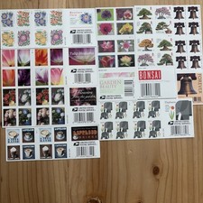 FOREVER STAMPS USPS 8 Books Sheets CHRISTMAS CARD Flowers Animals Pets