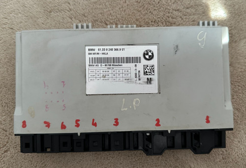 BMW 7er Bj. 2010 ECU Steuergerät Komfortsitz 6135 9248566 9 01