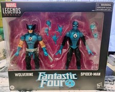 Marvel Legends Series Fantastic Four Wolverine and Spider-Man 6'' Action Figures