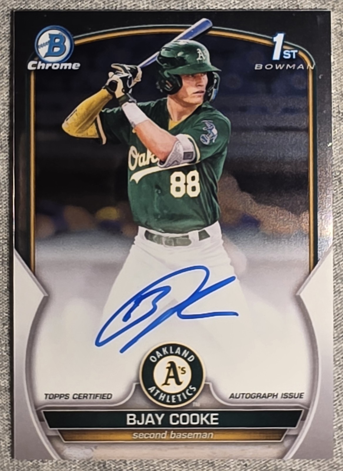 2023 Bowman Chrome Bjay Cooke 1st Bowman Auto #CPA-BCE