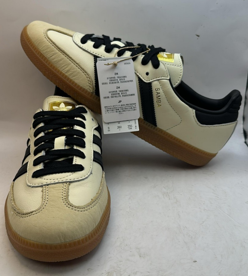 Adidas Samba OG ID0478 Women’s Cream White Classic Low Top Sneakers | 9 US thumbnail 8