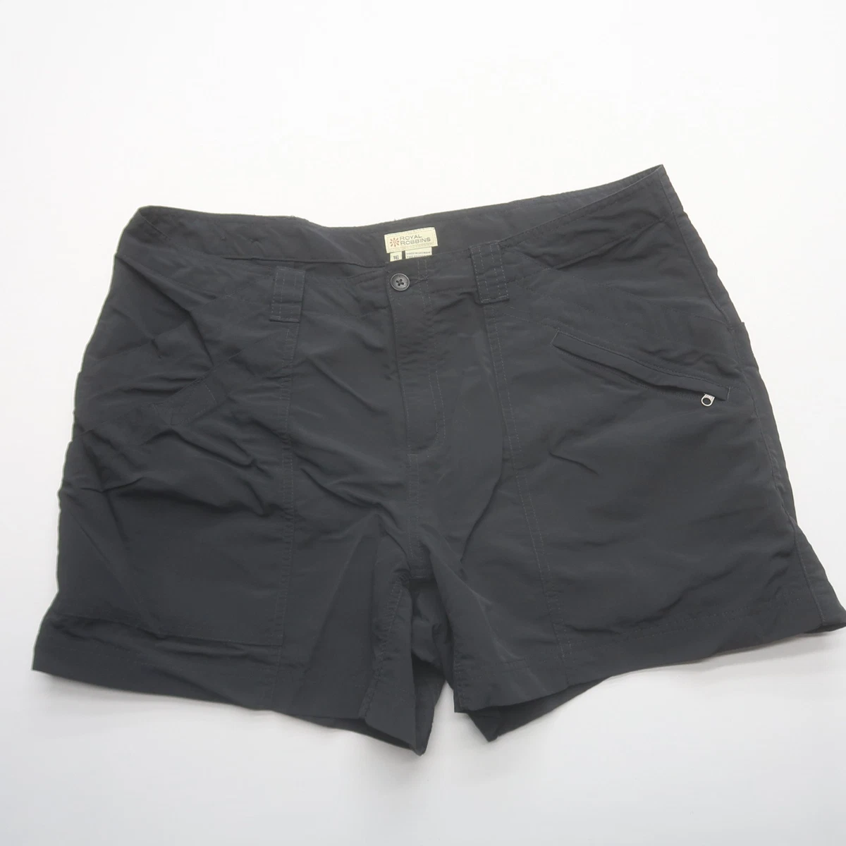 Short Royal Robbins Femme, Taille 4, Noir, Nylon, Pour Randonnée Et Outdoor