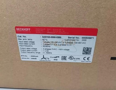 1PC NEW BECKHOFF AX5103-0000-0200 SERVO DRIVER | eBay