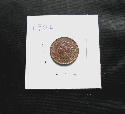 1902 Indian Head  1C cent,  uncirculated