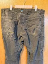 Kuhl Revolvr Pants Mens Sz 38X32 Brown Lightweight Durable Hiking Outdoors