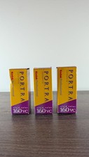 Three COLD STORED Kodak Professional Portra Color Film 160VC 120 Exp 5/2005