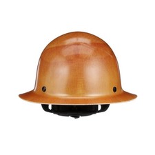 MSA Skullgard Full-Brim Hard Hat with Suspension - Non-Slotted Cap, Made of P...
