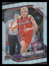 2025 Panini Prizm WNBA Michele Timms #133 Silver Prizms Phoenix Mercury