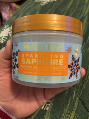 Tree Hut Sparkling Sapphire Shea Body Butter Eucalyptus & Lavender 8.4 oz