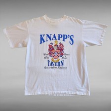 Vintage 90s Knapps Tavern Oxfordshire England Tshirt Men's Large Made In USA