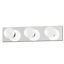 Polished Chrome Three Light Bath Vanity from the Essentials - 445x Collection