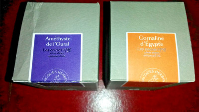 J Herbin 1798 Cornaline d'Egypte Orange & Amethyste Ink 50ml Flasche unbenutzt