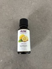 NOW Foods 100 Pure LEMON Essential Oil 1oz  Exp 2029 Sealed W/ Fast Shipping 