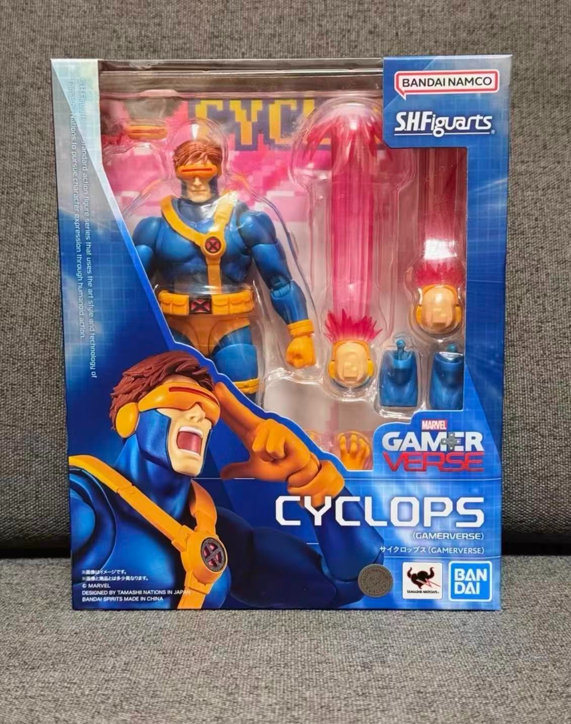 Bandai S.H.Figuarts X-Men CYCLOPS GAMERVERSE Action Figure Model Toy Brand New