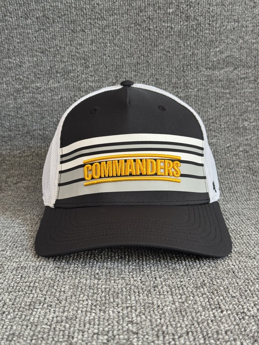 '47 Brand Washington Commanders Trucker Snapback Black White One Size Hat